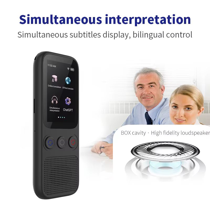 Dispositif de traduction de langues, traduction de photos vocales hors ligne, traducteur Portable 2025, 138 langues pour les voyages d'affaires