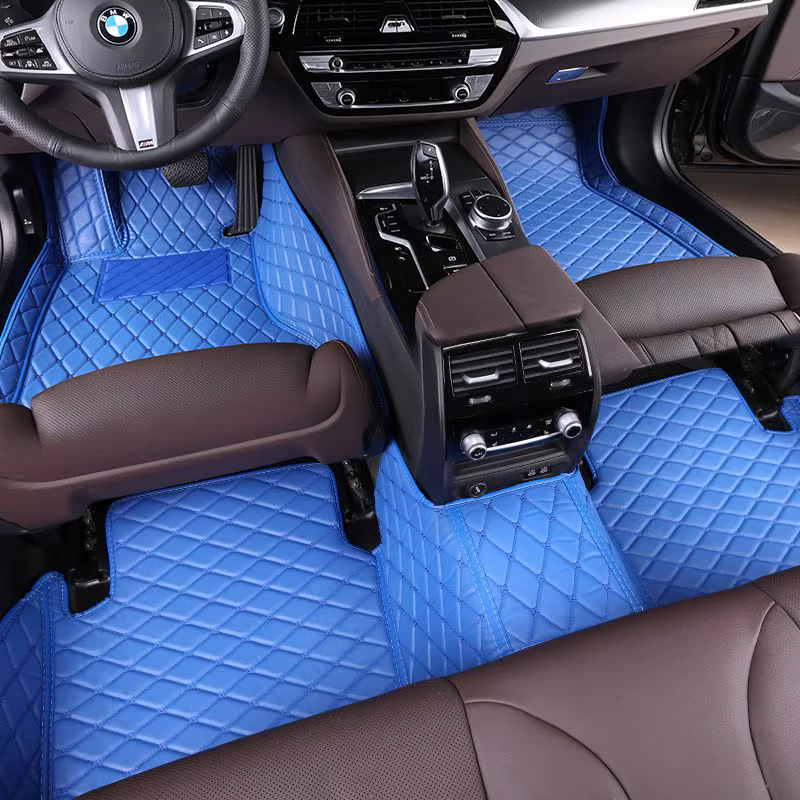 Tapis de sol de voiture coloré pour BMW X3 G48 LWB, pièces automobiles