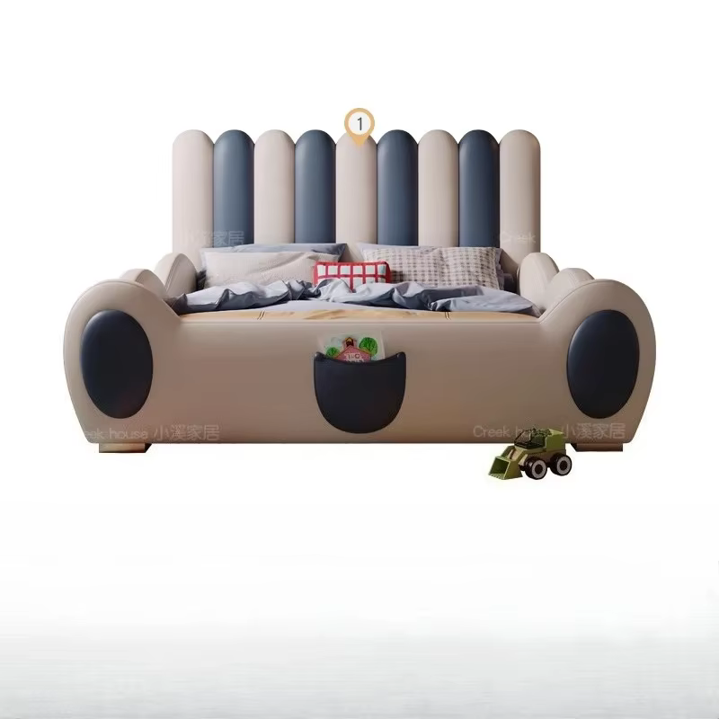 Lit de maison pour chambre de garçon