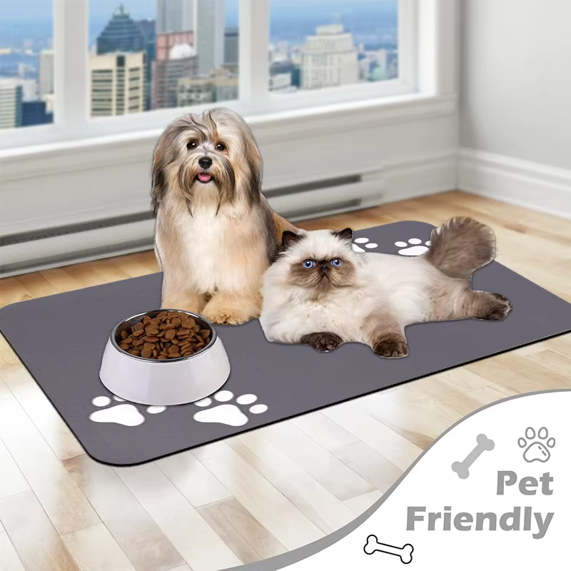 Tapis d'alimentation pour animaux de compagnie