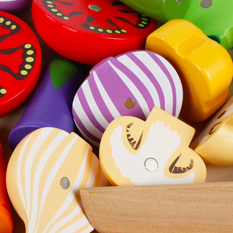Jouet de cuisine en bois de simulation, jeu classique Montessori éducatif pour enfants, cadeau pour enfants, ensemble de fruits et légumes à découper