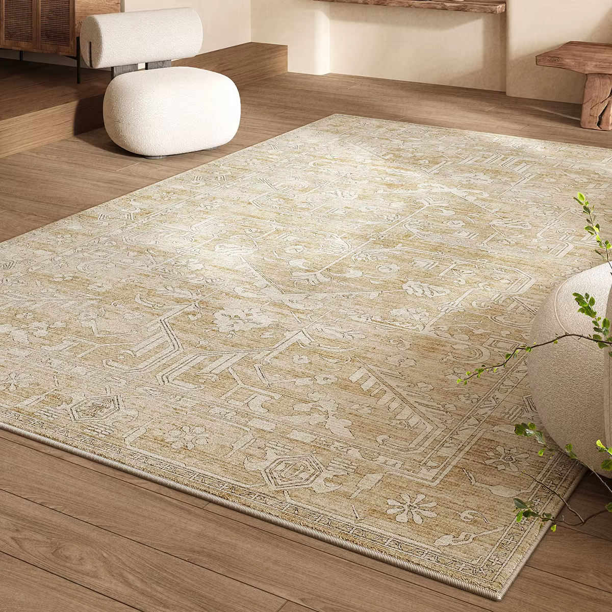 Tapis de style ethnique vintage