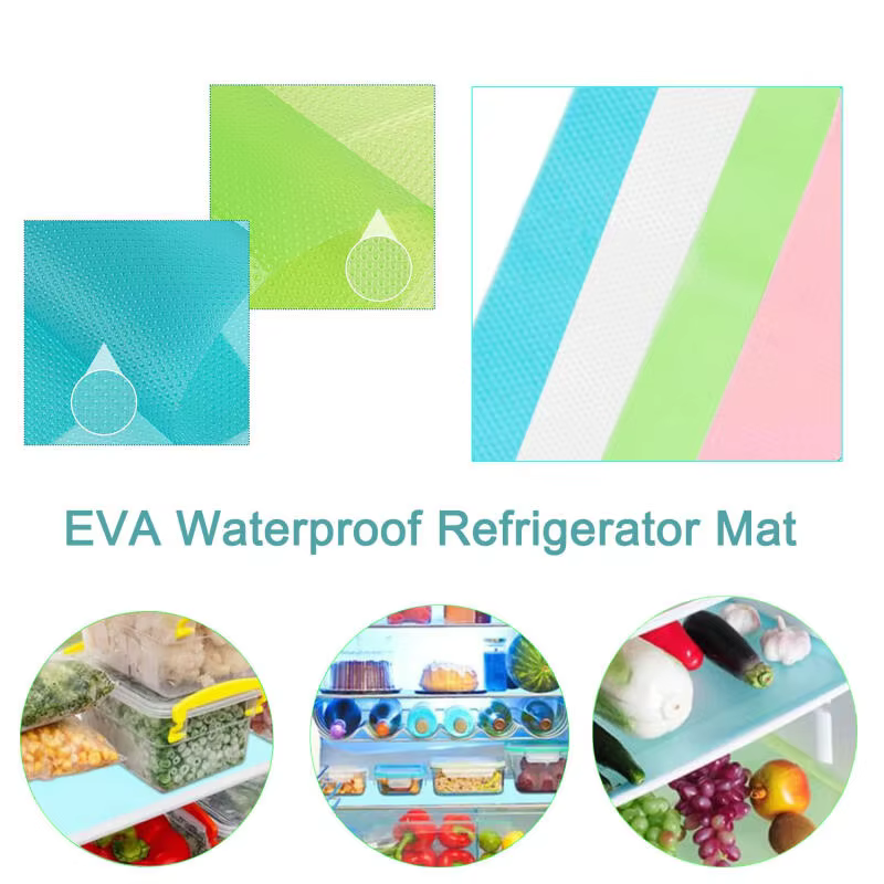 12/8/4 pièces tapis de réfrigérateur doublures
