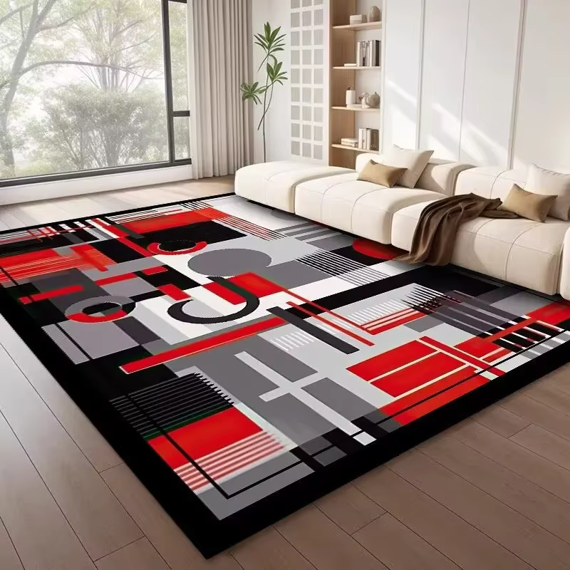 Grands tapis géométriques de Style nordique pour salon