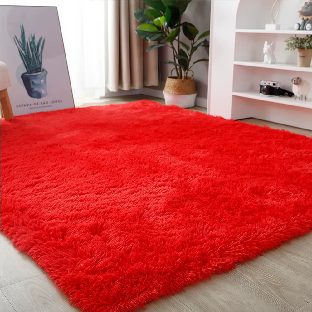 Tapis en peluche doux et confortable pour la décoration intérieure