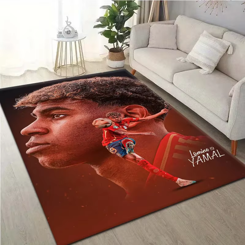 Tapis populaire L-lamineS Y-yamal Football Star pour chambre