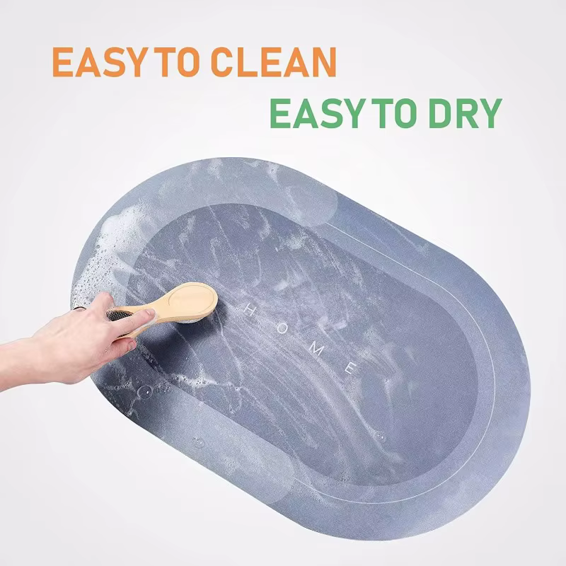 Tapis de salle de bain décoratif