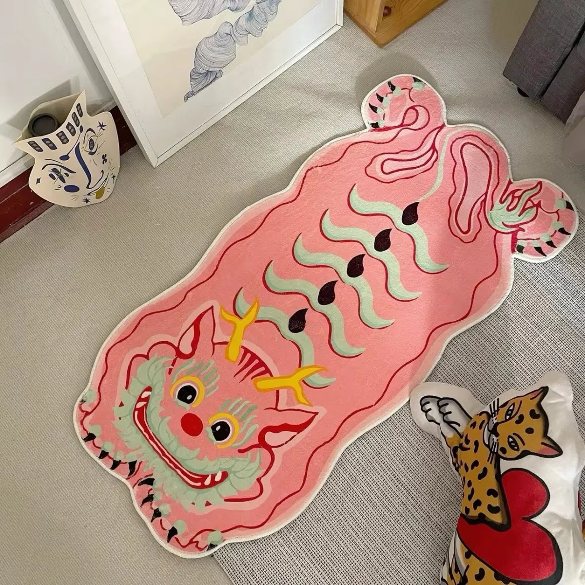 Tapis de chambre doux et moelleux