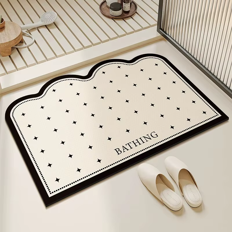 Tapis de salle de bain super absorbant