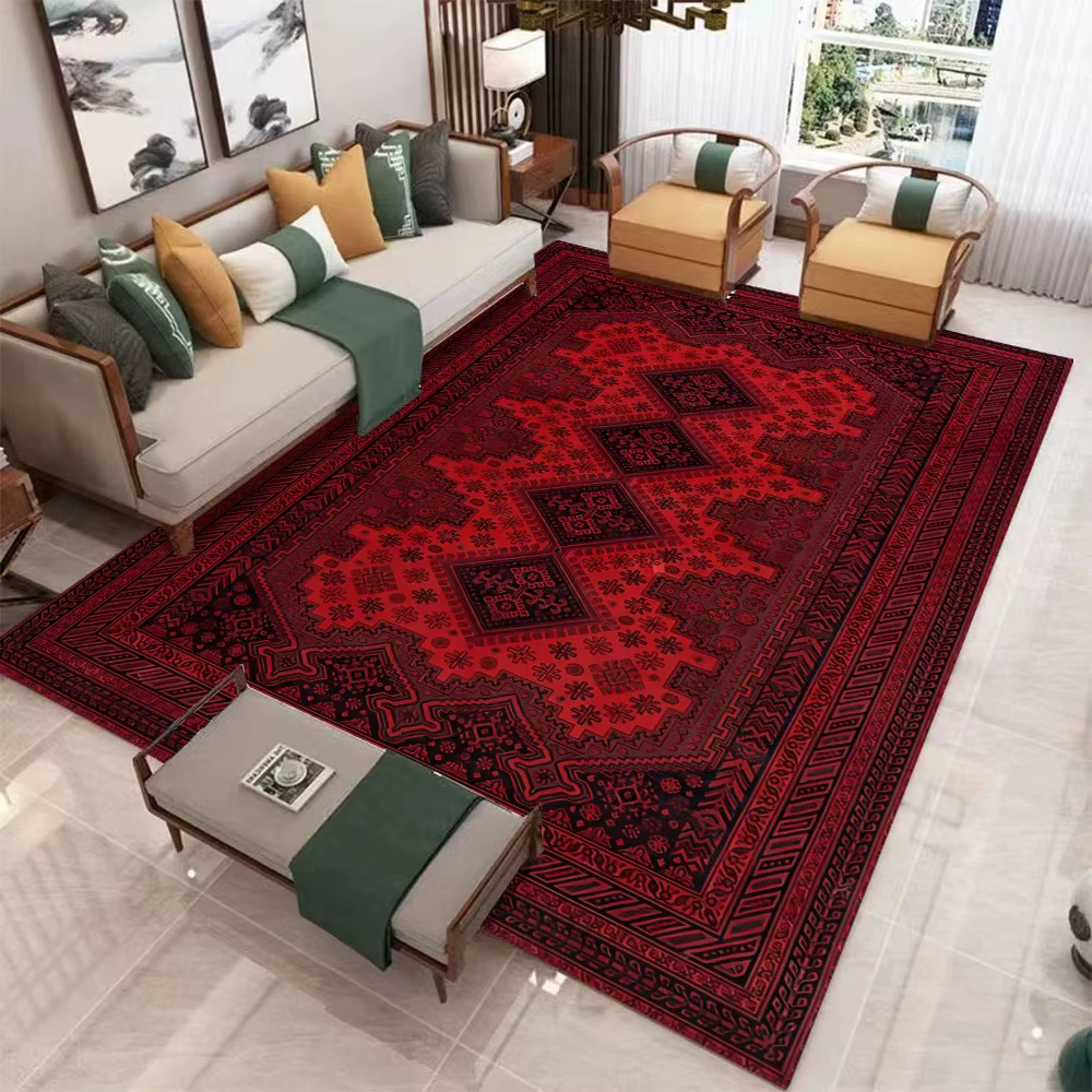 Collection de tapis persan Vintage avec défilement Floral de diamant géométrique