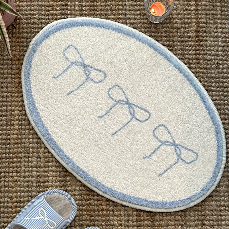 VIKAMA coréen maison tapis salle de bain Imitation cachemire fil Super fin absorbant anti-dérapant et résistant à la