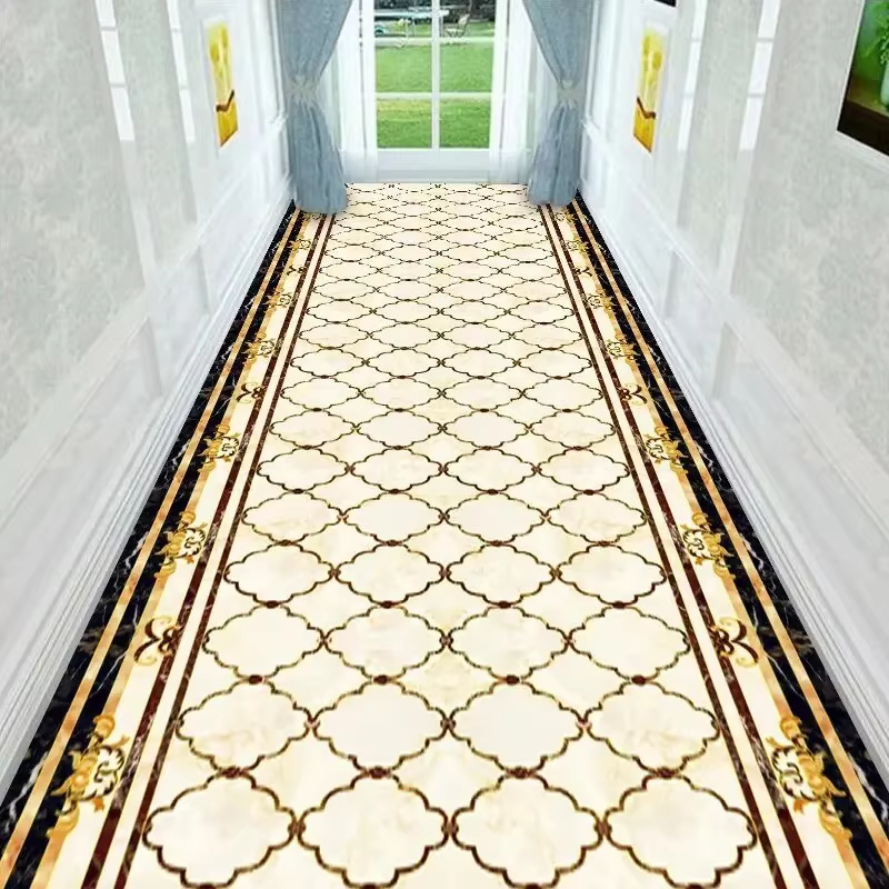 Tapis de couloir long européen