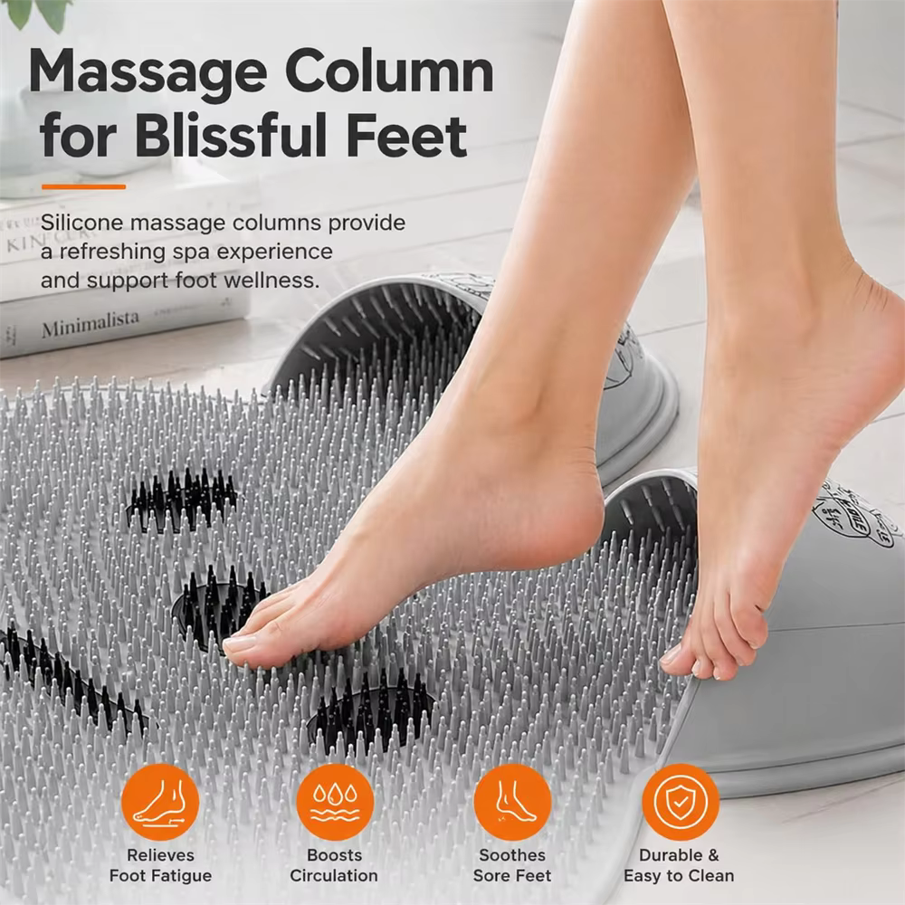 Tapis de bain antidérapant pour massage