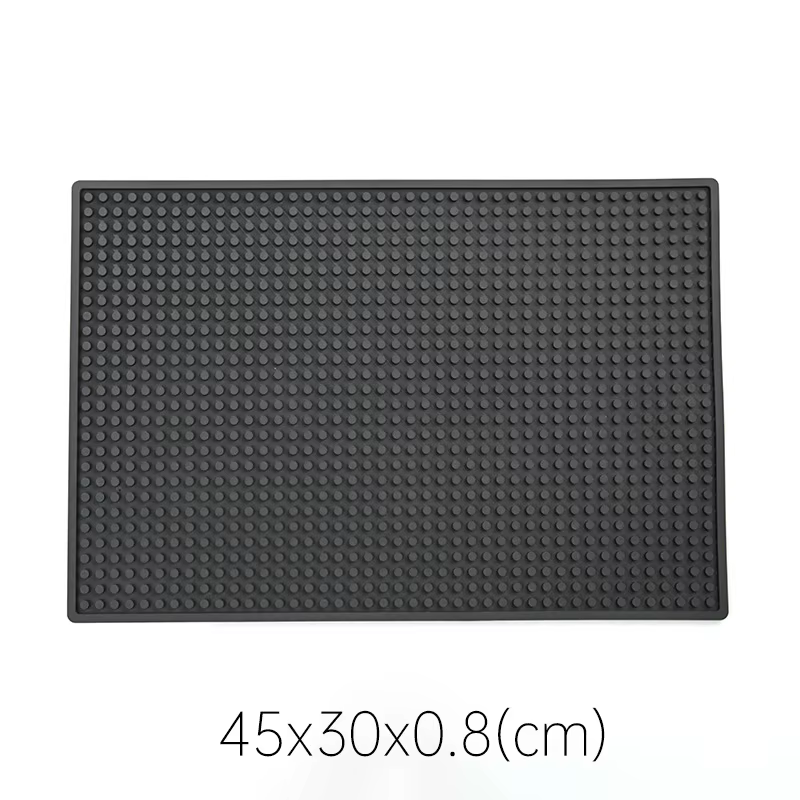Tapis de bar en caoutchouc, tapis de bar à café antidérapant en PVC, tapis de tasse imperméable et résistant à la chaleur, tapis de drainage pour bar, café, barista, cocktail, barman