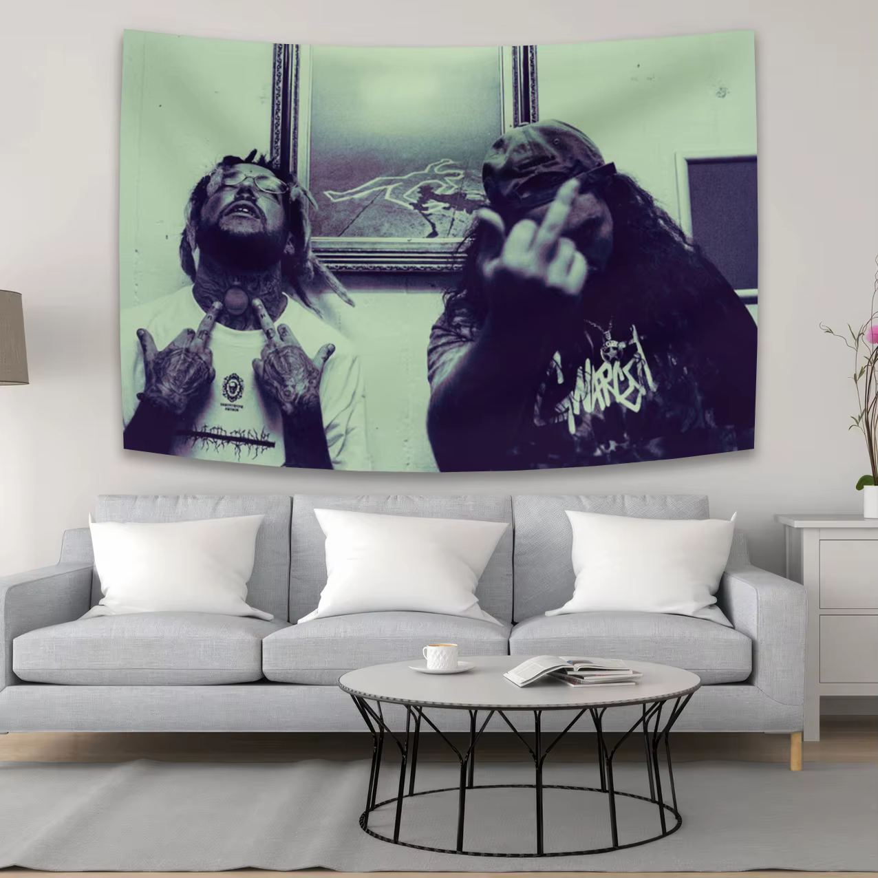 Boutique Suicideboys tapisserie sur le mur esthétique dortoir fond adolescent chambre décoration tissu affiche
