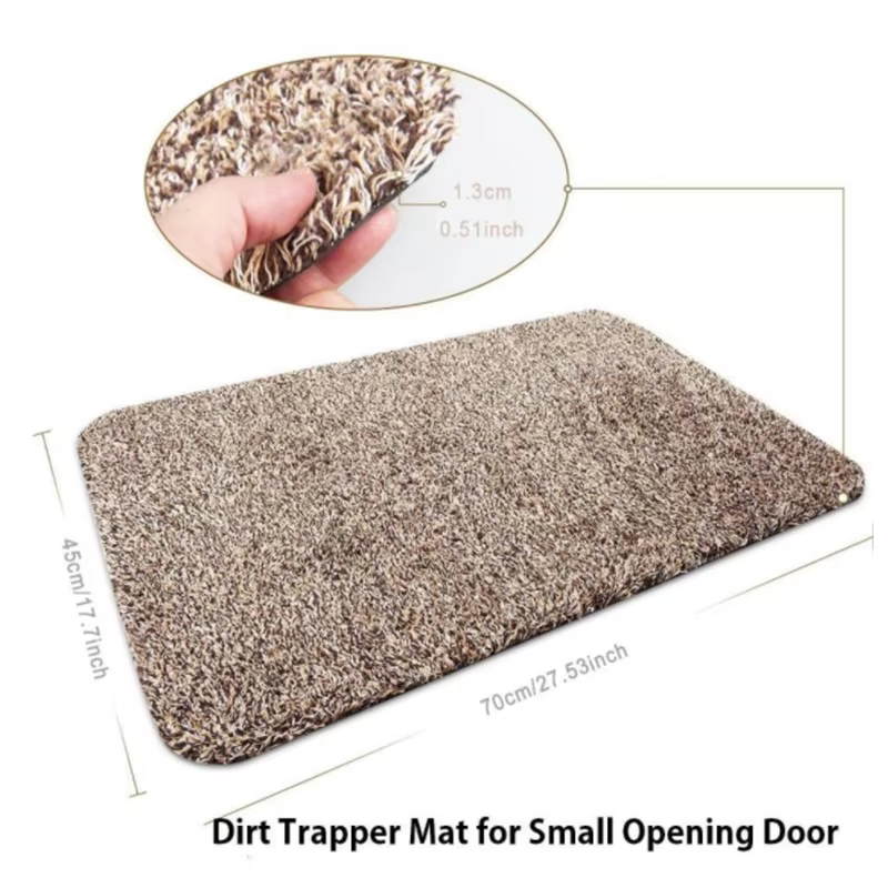 Tapis de porte super absorbant en microfibre
