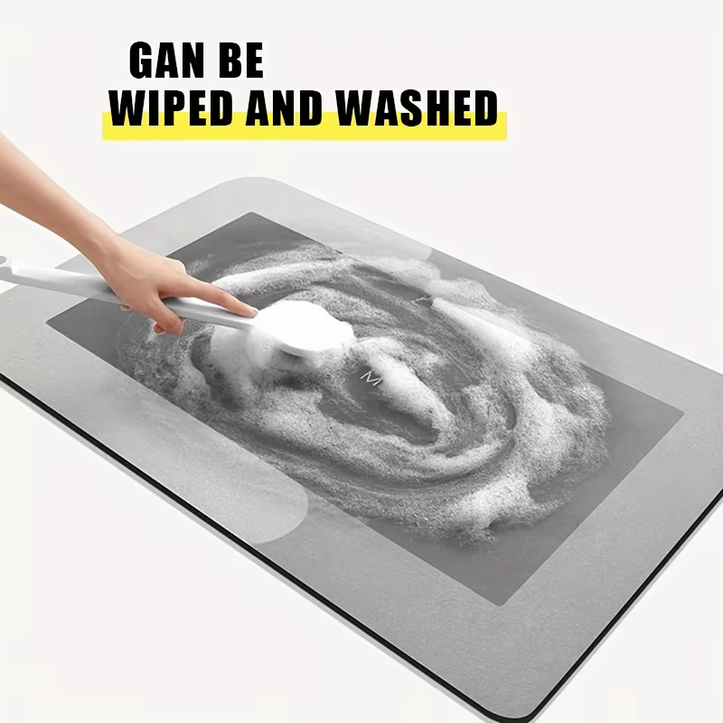 Tapis de bain terre de diatomées