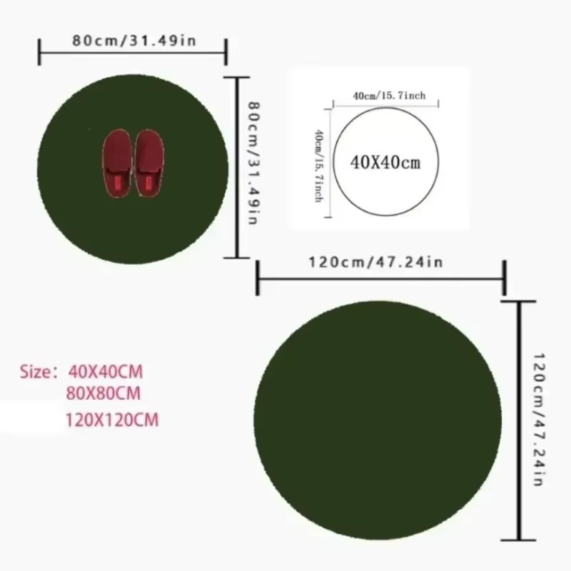 Tapis rond pour enfants