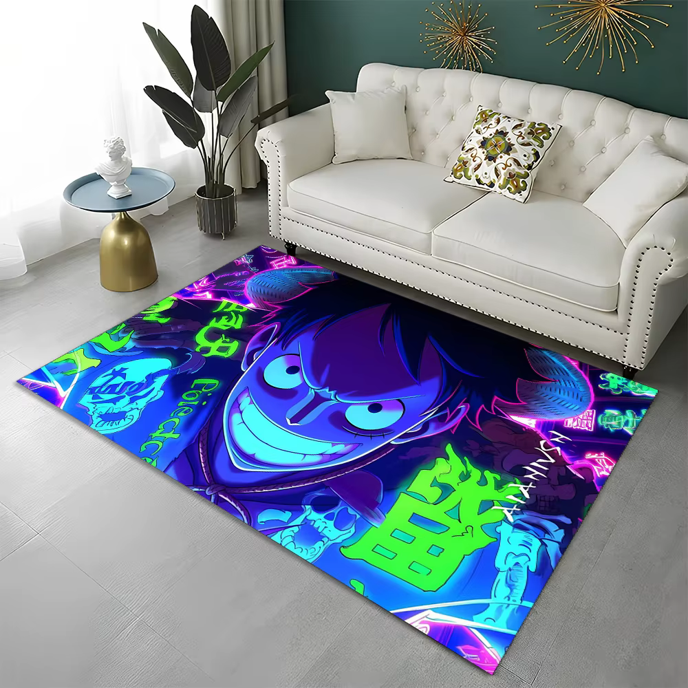 Tapis de dessin animé Zoro One P-Piece pour salle de jeux