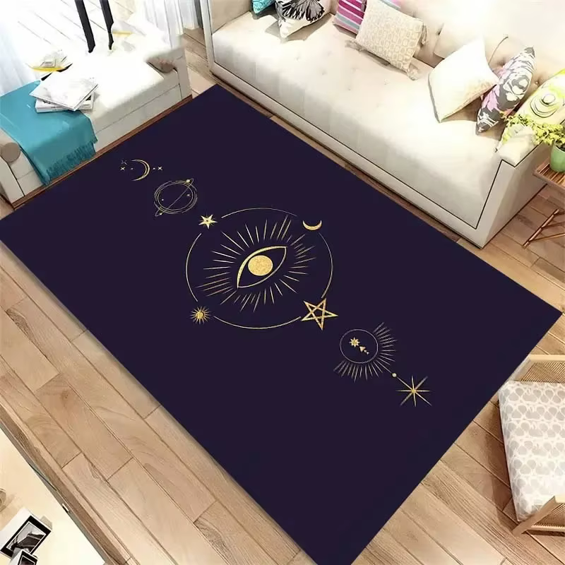 Tapis de sol motif tarot, décoration de porte, maison, salon