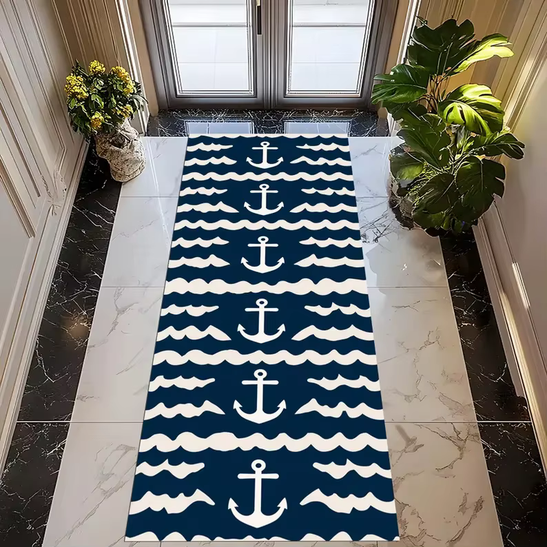 Tapis de couloir d'ancre nautique