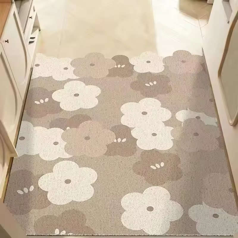 Tapis d'entrée en soie en forme de nuage