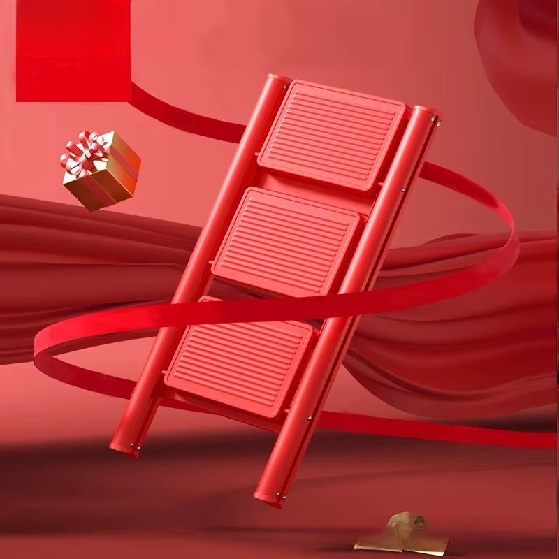 Échelle à chevrons épaisse pliante de ménage, cadeau mobile d'échelle de sécurité, échafaudage multifonctionnel sans Installation Stable