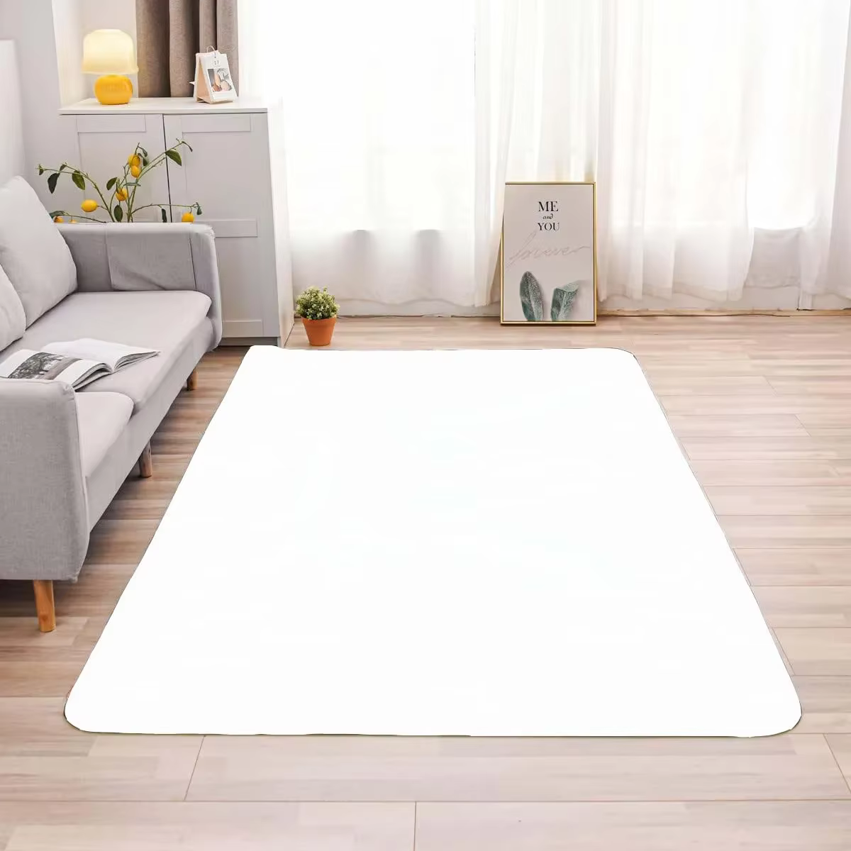 Tapis rayé arc-en-ciel coloré