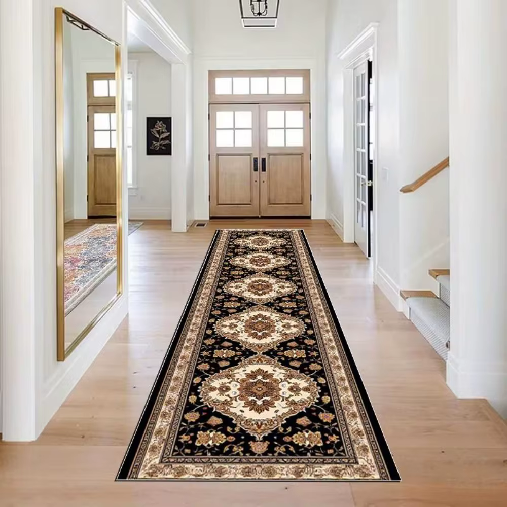 Tapis floral vintage, décoration intérieure
