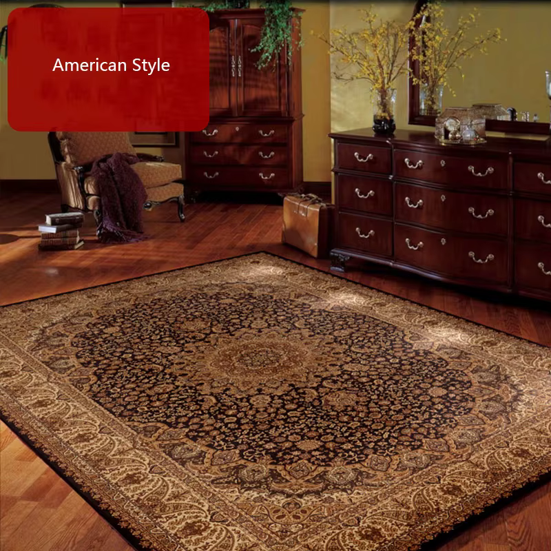 Tapis de Style Vintage américain pour salon grand