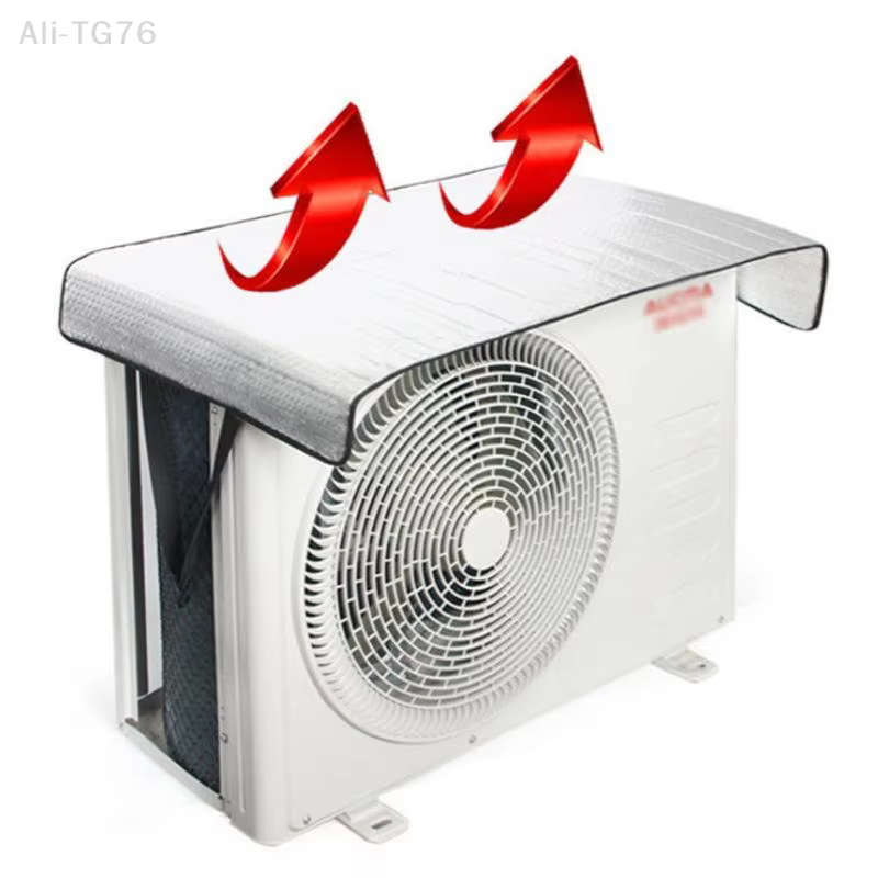 Housse extérieure pour climatiseur, économie d'énergie, protection contre la pluie, housse anti-poussière pour climatiseur, couvre-unité de climatisation