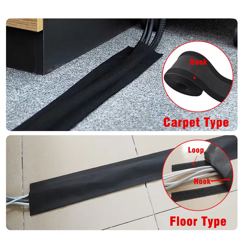 Manchon de câble de tapis pour la maison et le bureau