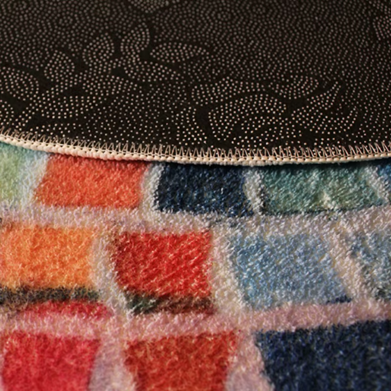 Tapis pour salon grande surface décoration de la maison dessin animé multicolore chambre d'enfants
