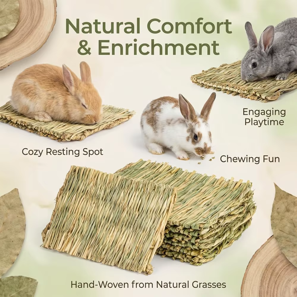 Tapis en herbe pour lapins