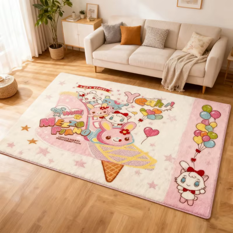 Tapis de chevet de dessin animé japonais Mp