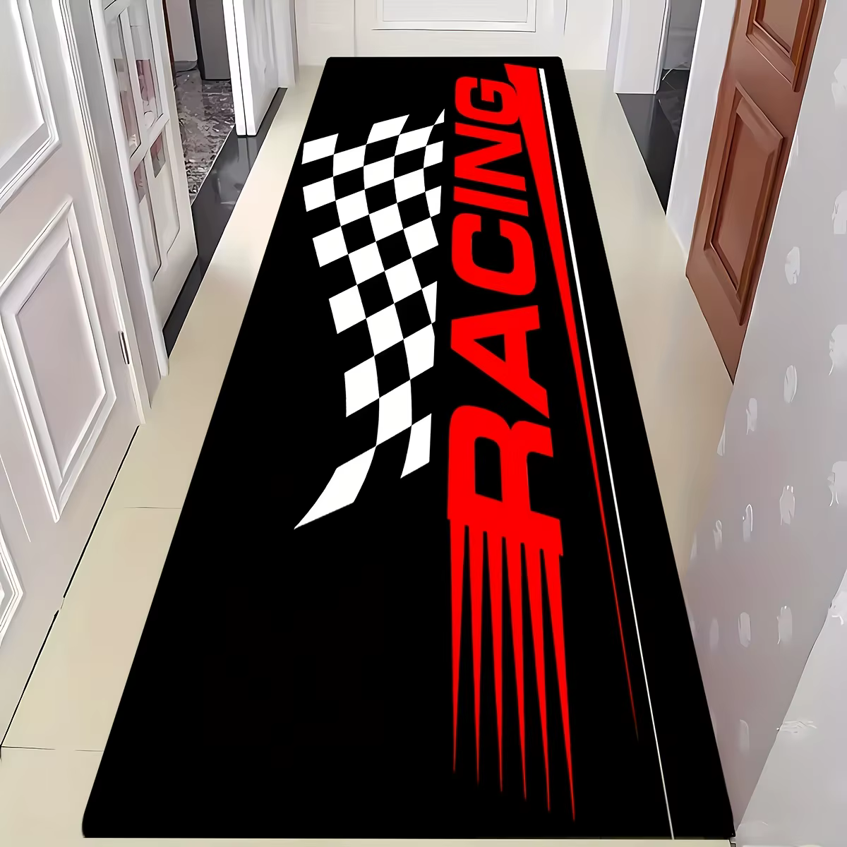 Tapis sur le thème VIKAMA Racing pour salles de jeux