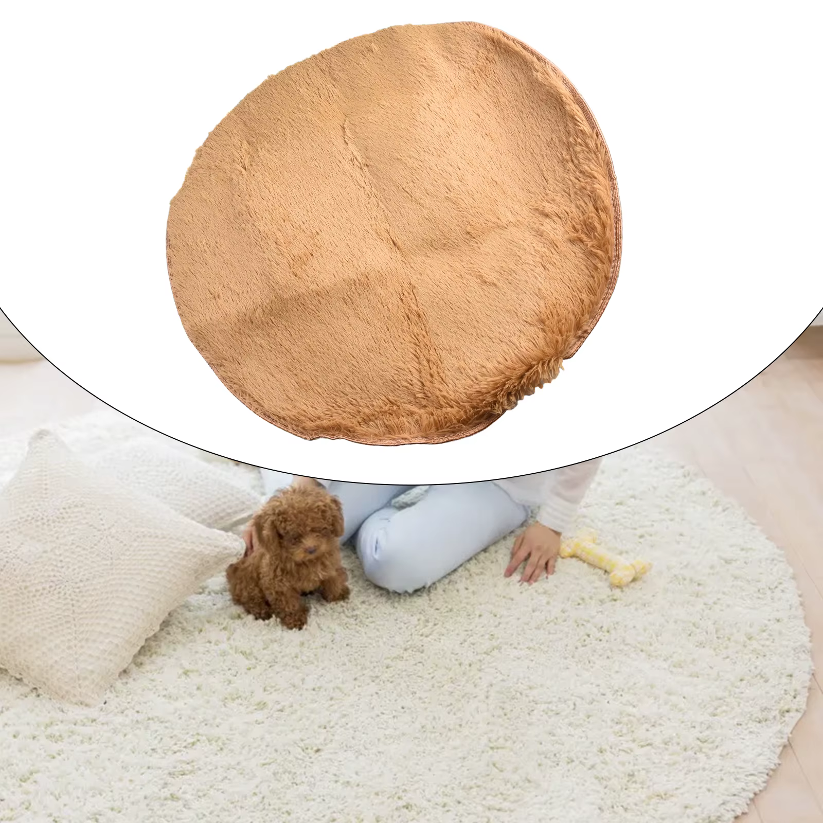 Tapis Shaggy super doux avec support antidérapant sécurisé adapté à plusieurs espaces intérieurs tels que les salons et les chambres à coucher