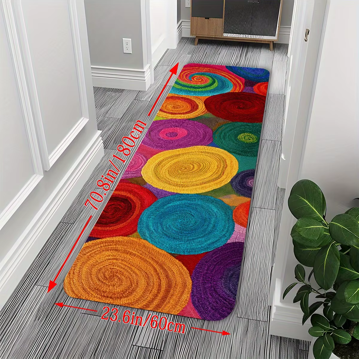 VIKAMA tapis coloré