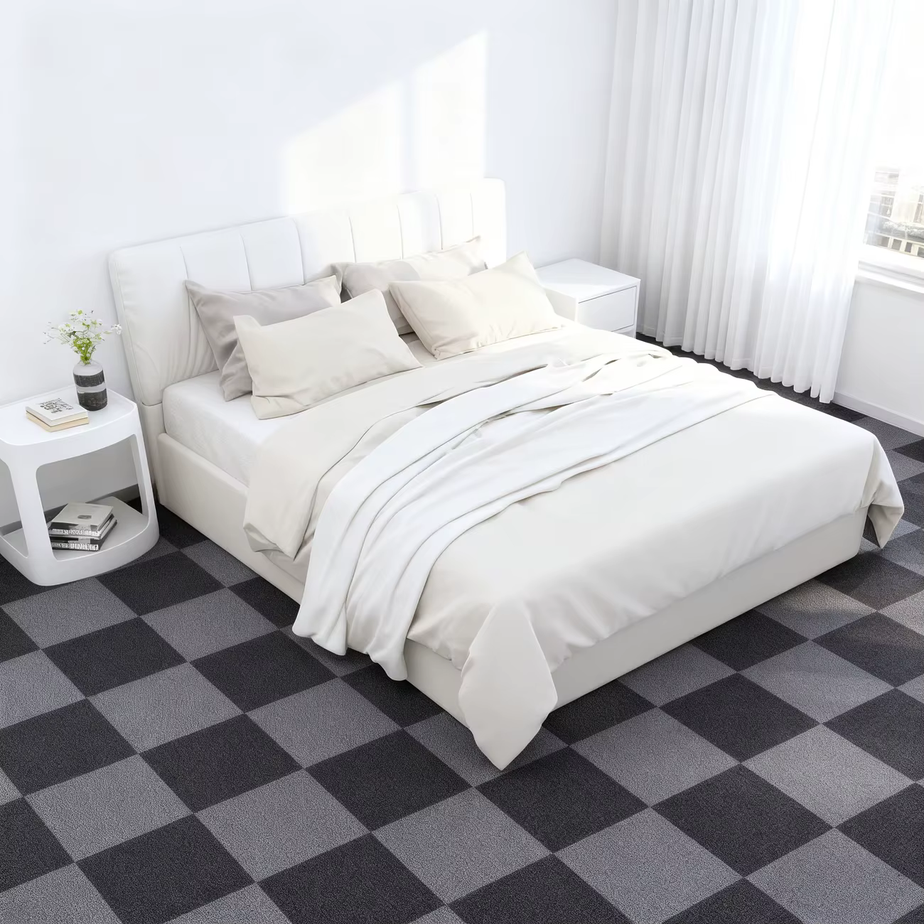 Dalles de moquette auto-adhésives 30cm×30cm