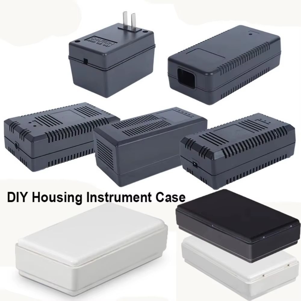 Boîtier de compteur en plastique ABS, étanche, pour projets électroniques, boîte de protection, cadre d'instrument