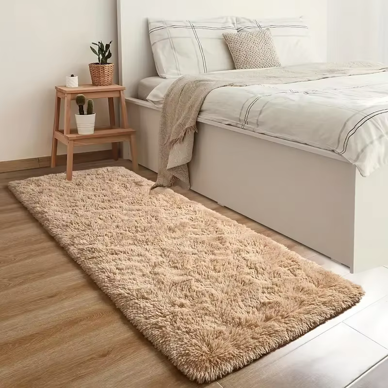 VIKAMA Tapis à poils longs doux et moelleux