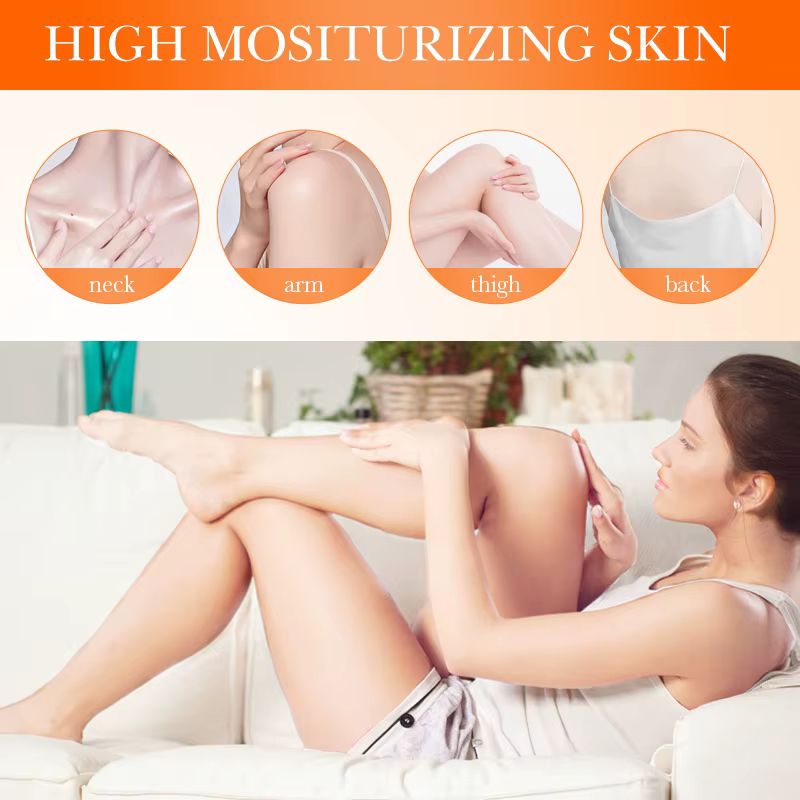 Lotion pour le corps au curcuma et à la vitamine C, Super hydratante, raffermissante, éclaircissante pour la peau, taches foncées, éclaircissante, soins pour la peau, 300ml