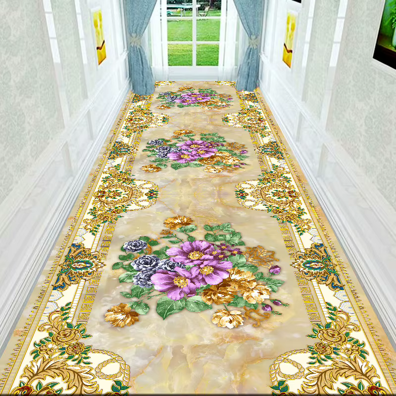 Tapis d'entrée de maison minimaliste moderne