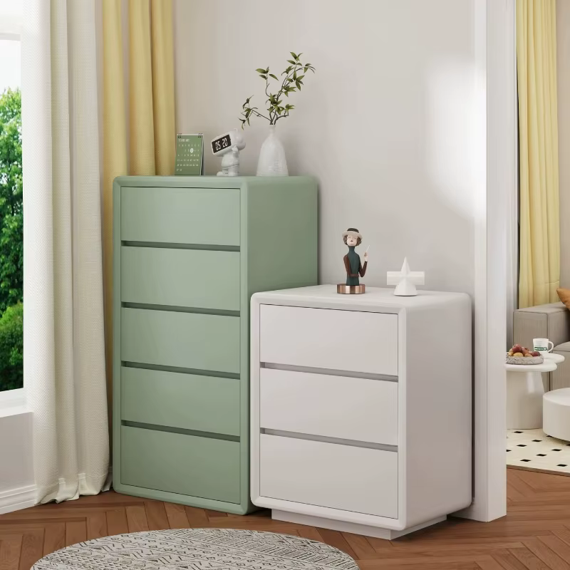 Meubles de salon, commodes et armoires en bois massif, style Dopamine, armoires mignonnes pour chambre, meubles originaux pour salles, meubles de style Mid-Century