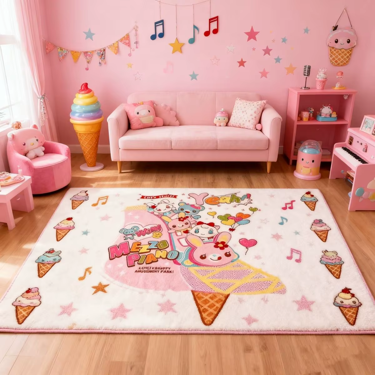 Tapis de chevet de dessin animé japonais Mp