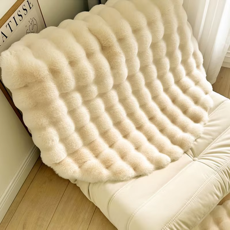 Tapis Imitation fourrure de lapin