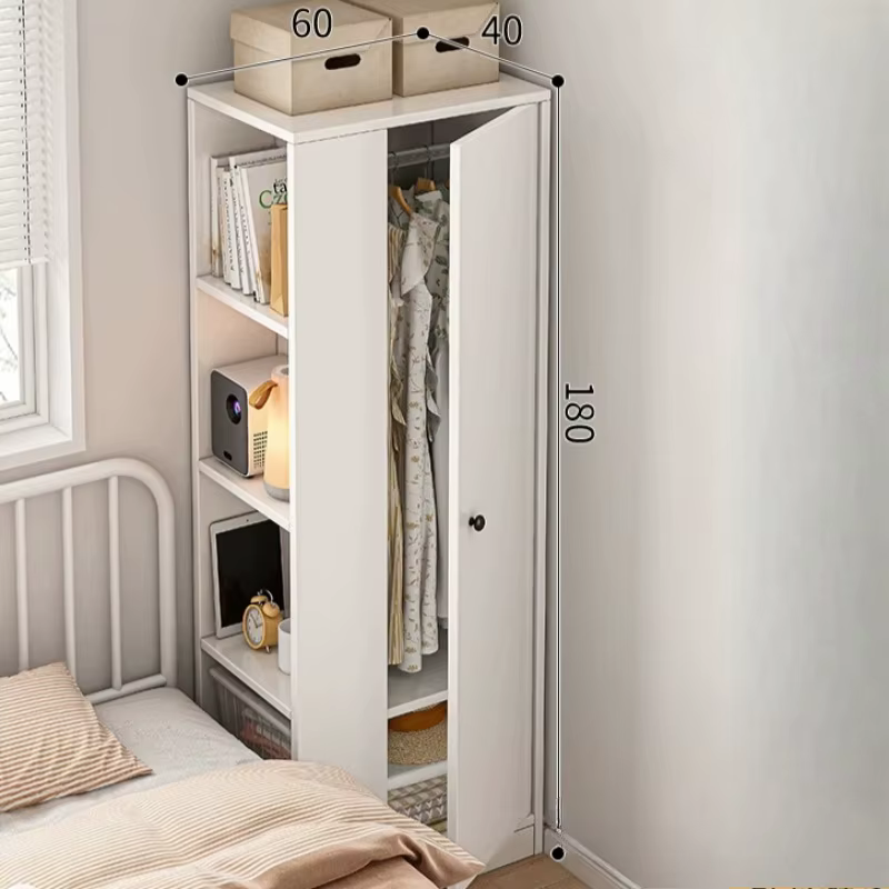 Armoire étroite de style rétro
