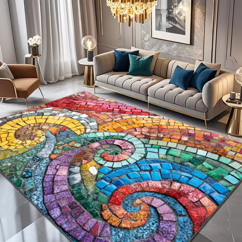 Tapis exquis semblable au cachemire