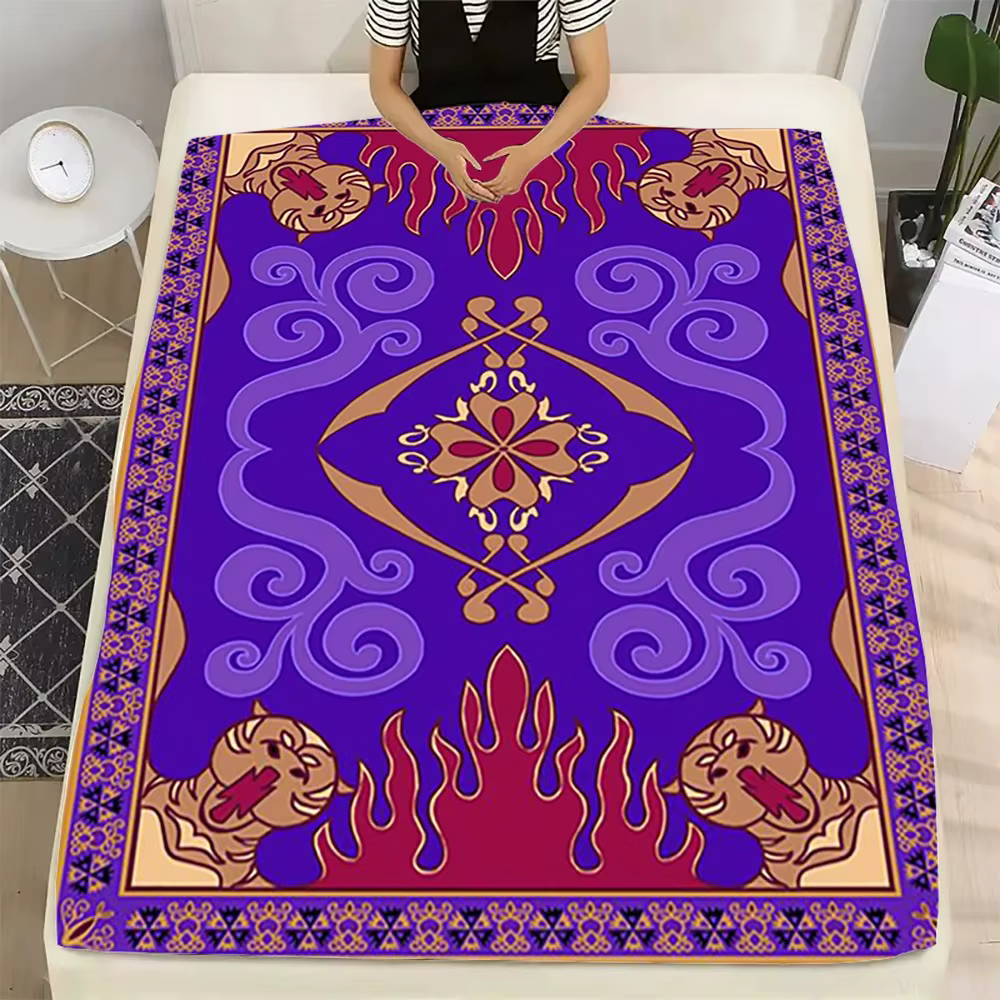Couverture classique à imprimé tapis magique Aladdin