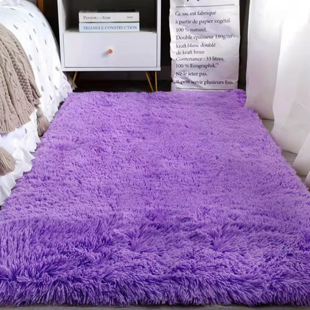 Tapis en soie et laine VIKAMA